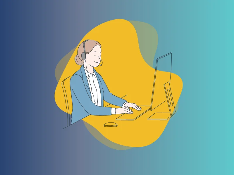 person typing on a computer and may be designing a wordpress website layout